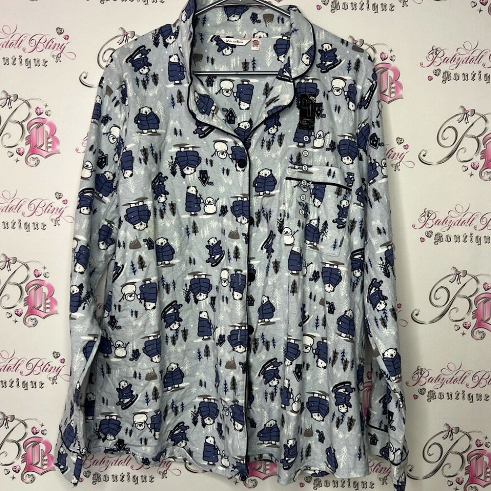 La vie en rose button down pajamas Pj bears 🐻 cute brand new with tags 💝